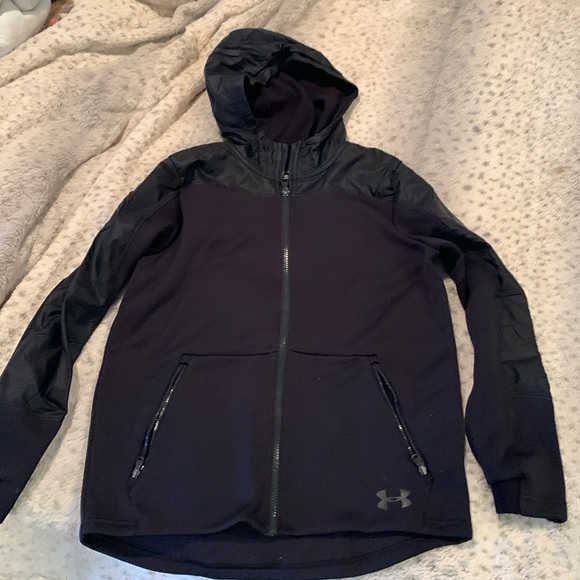 Youth XL unisex Under Armour Coldgear zip up - Picture 1 of 4